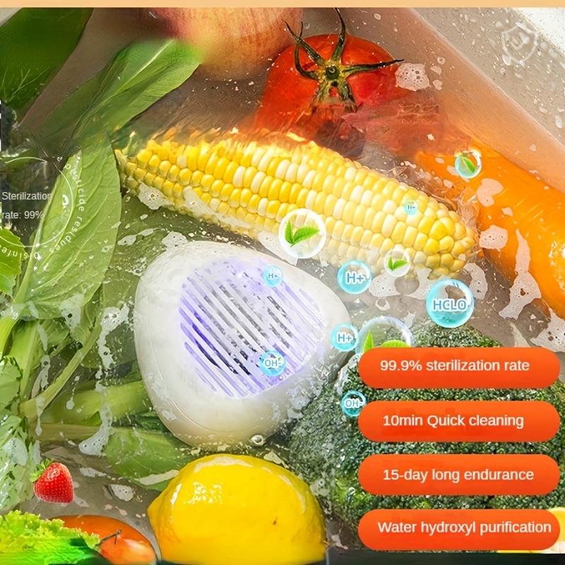 Machine de nettoyage de légumes, laver à ultrasons portable en