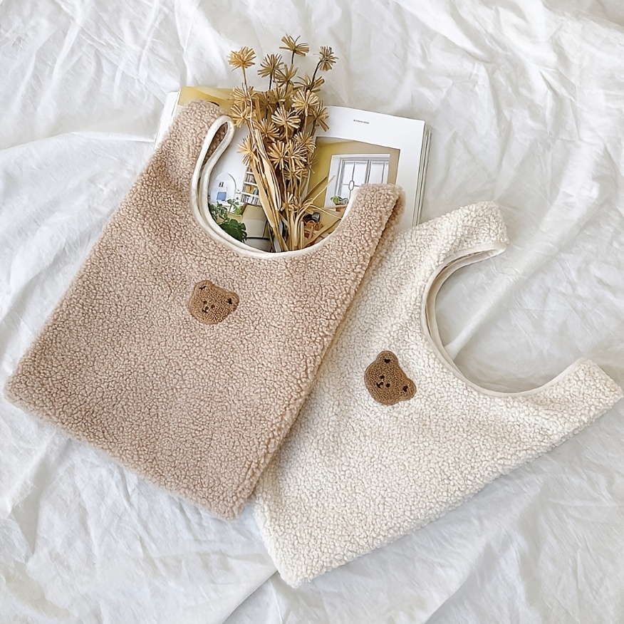 Cartoon Bear Handbag for Baby Stroller Storage