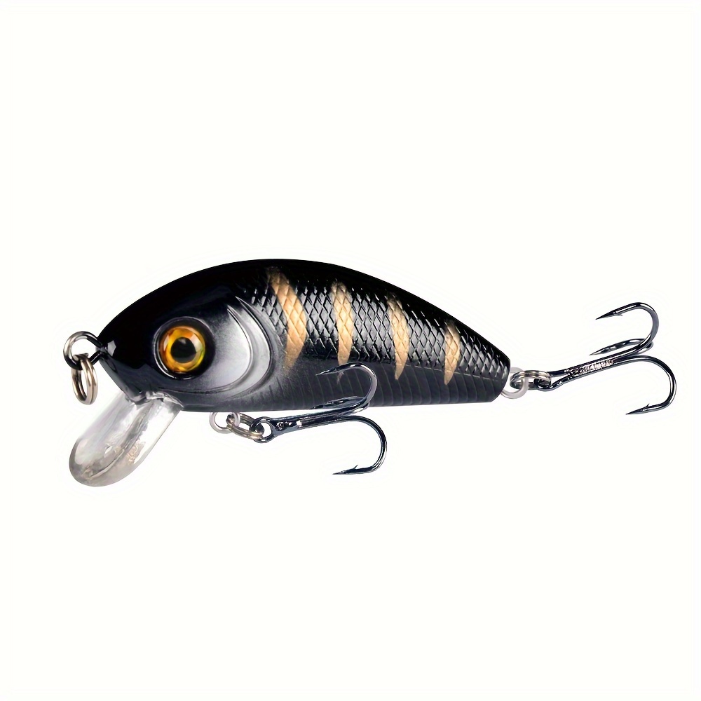 Image of 1pc 5cm 3.6g Crankbait Fishing Lure - Realistic Minnow Design With Vibrant Colors, Durable Hard Bait For Pike, Bass, Perch - Freshwater Saltwater Fishing Tackle