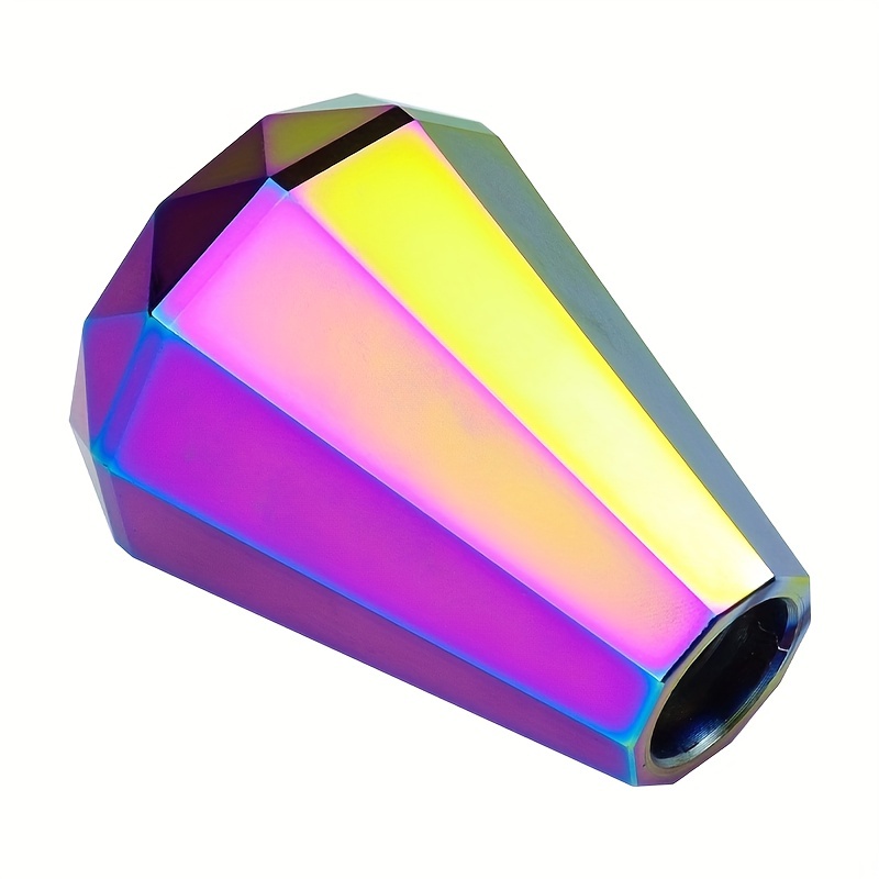 Pommeau de levier de vitesse manuel universel en forme de diamant