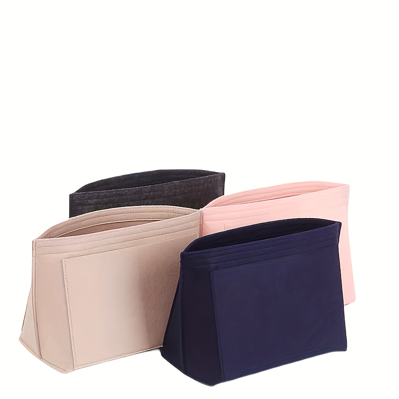 Felt Liner Bag For Bag, Portable Purse Organizer Insert, Multi Pockets Cosmetic  Storage Bag In Bag - Temu Israel
