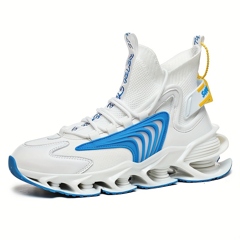 Mens Trendy Breathable Blade Type Running Shoes With Good Shock