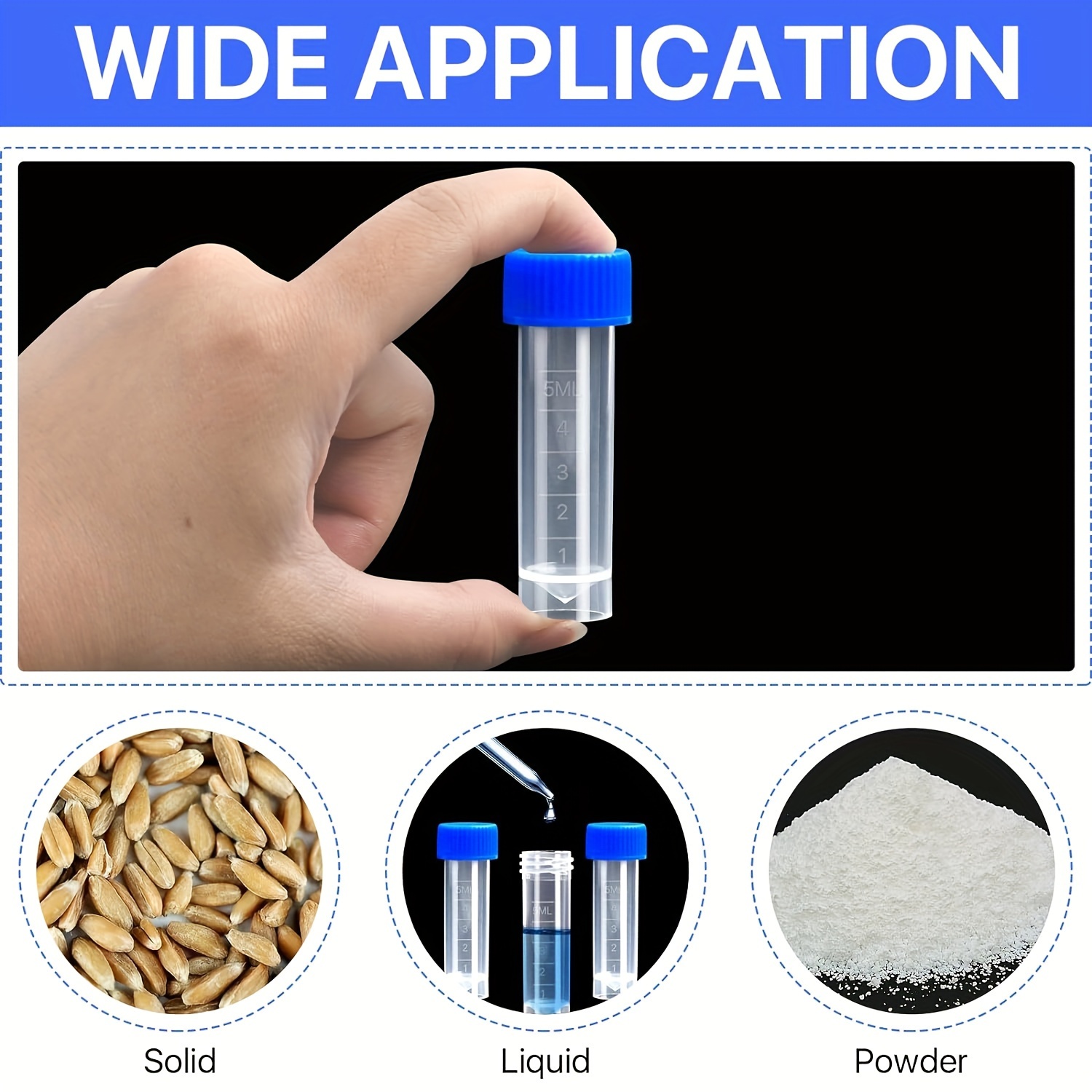 20pcs 0.17oz Plastic Sample Bottle, Test Bottle, Mini Small