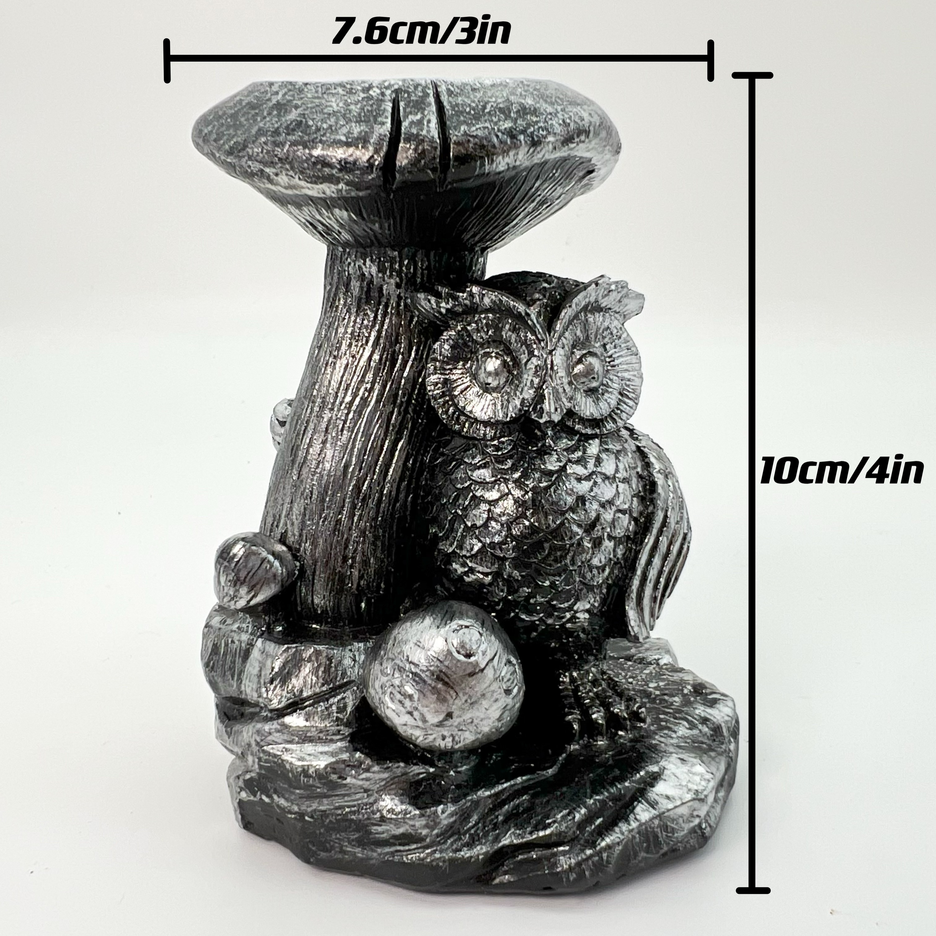 Owl Mushroom Crystal Ball Base
