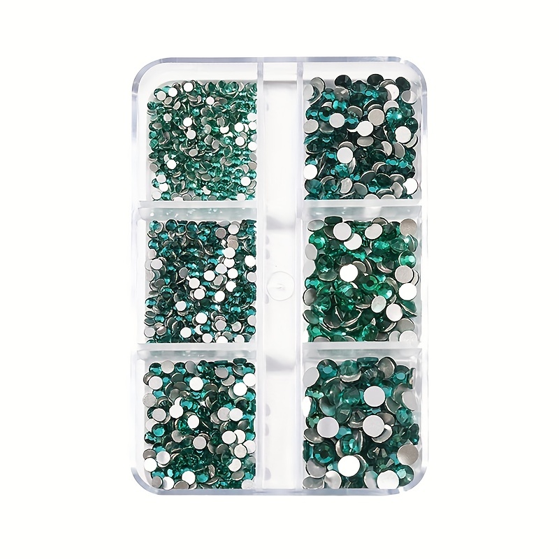 Ab Crystal Flat Back Nail Rhinestone 3d Flat Bottom Mixed - Temu