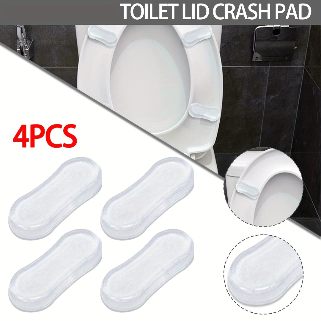 Universal Toilet Seat Bumper Shockproof Toilet Seat Lid Pads - Temu