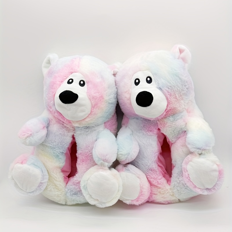 Anime Cozy Slides Bear Plush Comfy Slippers
