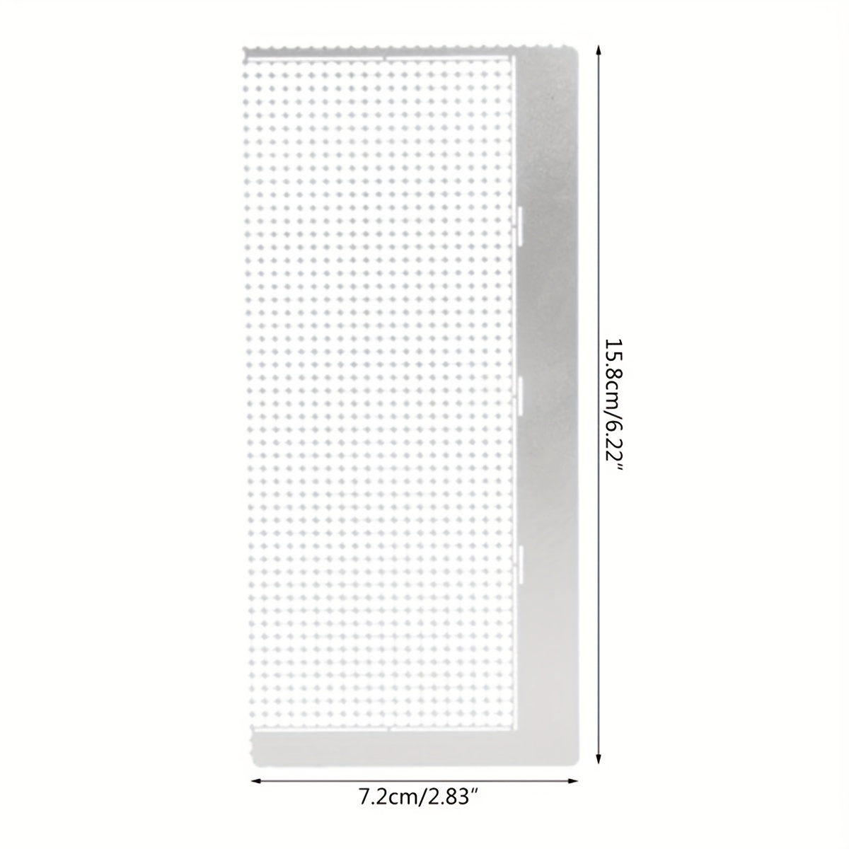 1 Piece Synthetic Diamond Painting Ruler Stainless Steel Diamond Mesh Ruler  5D Diamond Ruler Tool 216,408,1020 Blank Mesh, Double Row 432 Hole Square  Square, Diamond Painting Fixed Position Tool DIY Diamond Painting