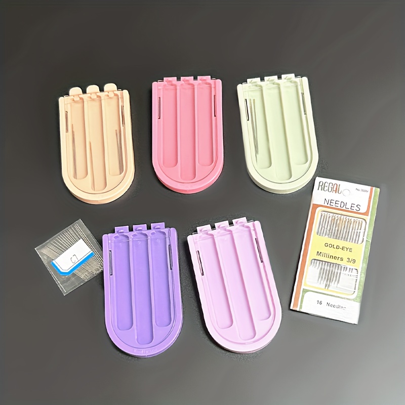 Needle Case, Sewing Needle Holder, Plastic Tube for Needles, Storage  Container, Needle Storage Box-random Color 