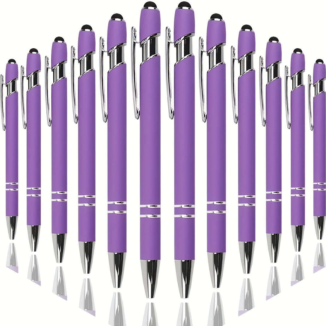 Purple Ballpoint Pen Set Metal Pen Fancy Pens Retractable - Temu Japan