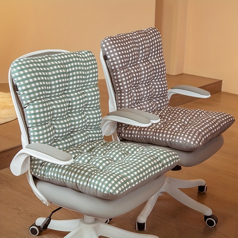  Seat Cushion, Office Chair Cushion, Office Chair Cushions for  Back and Butt, Comfortable Cute Seat Cushions for Office Chairs, One-Piece Seat  Cushions with Backrest, for Chair Car Office Patio : Home