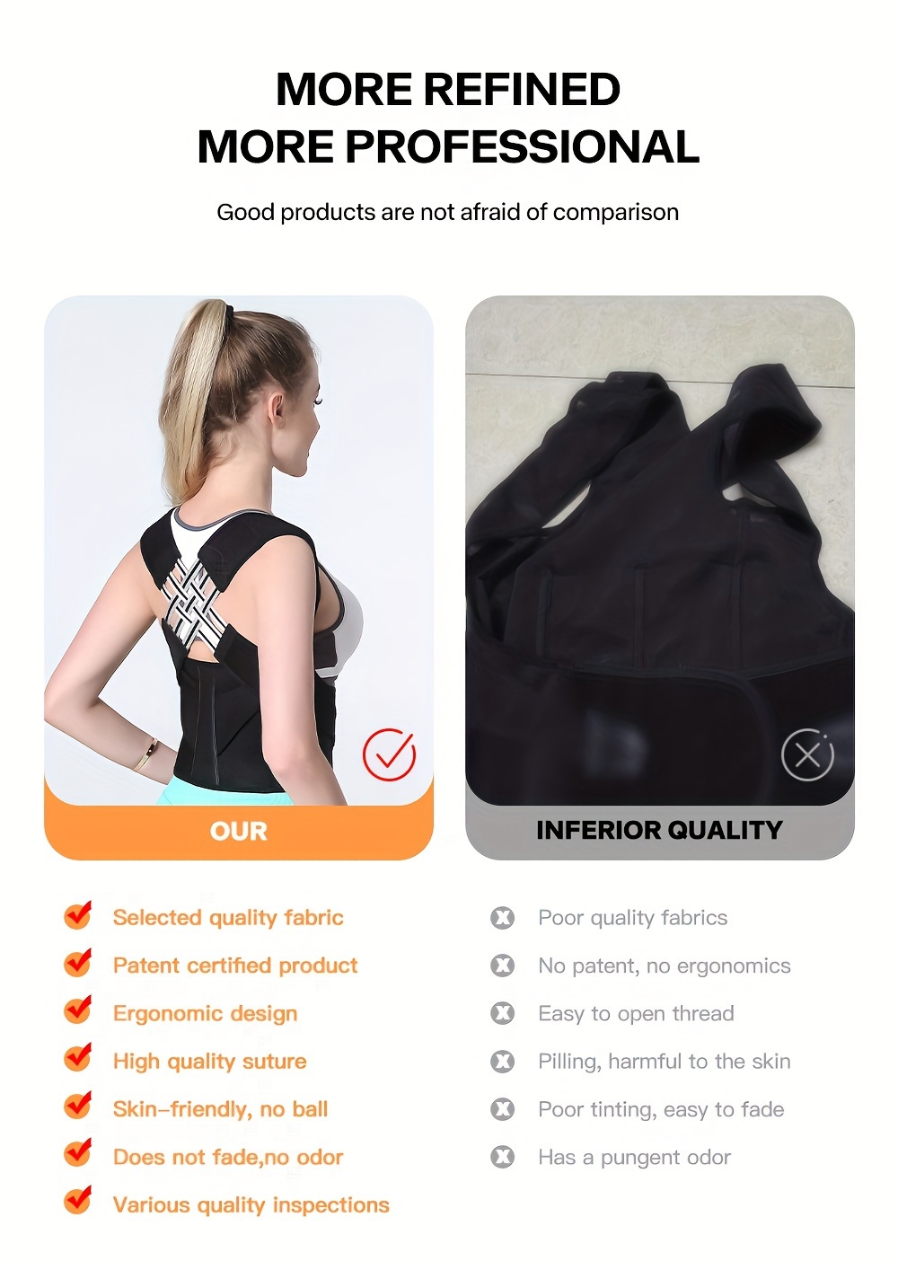 PostuGenics All-Size, Breathable and Adjustable Posture Corrector - Vysta  Health