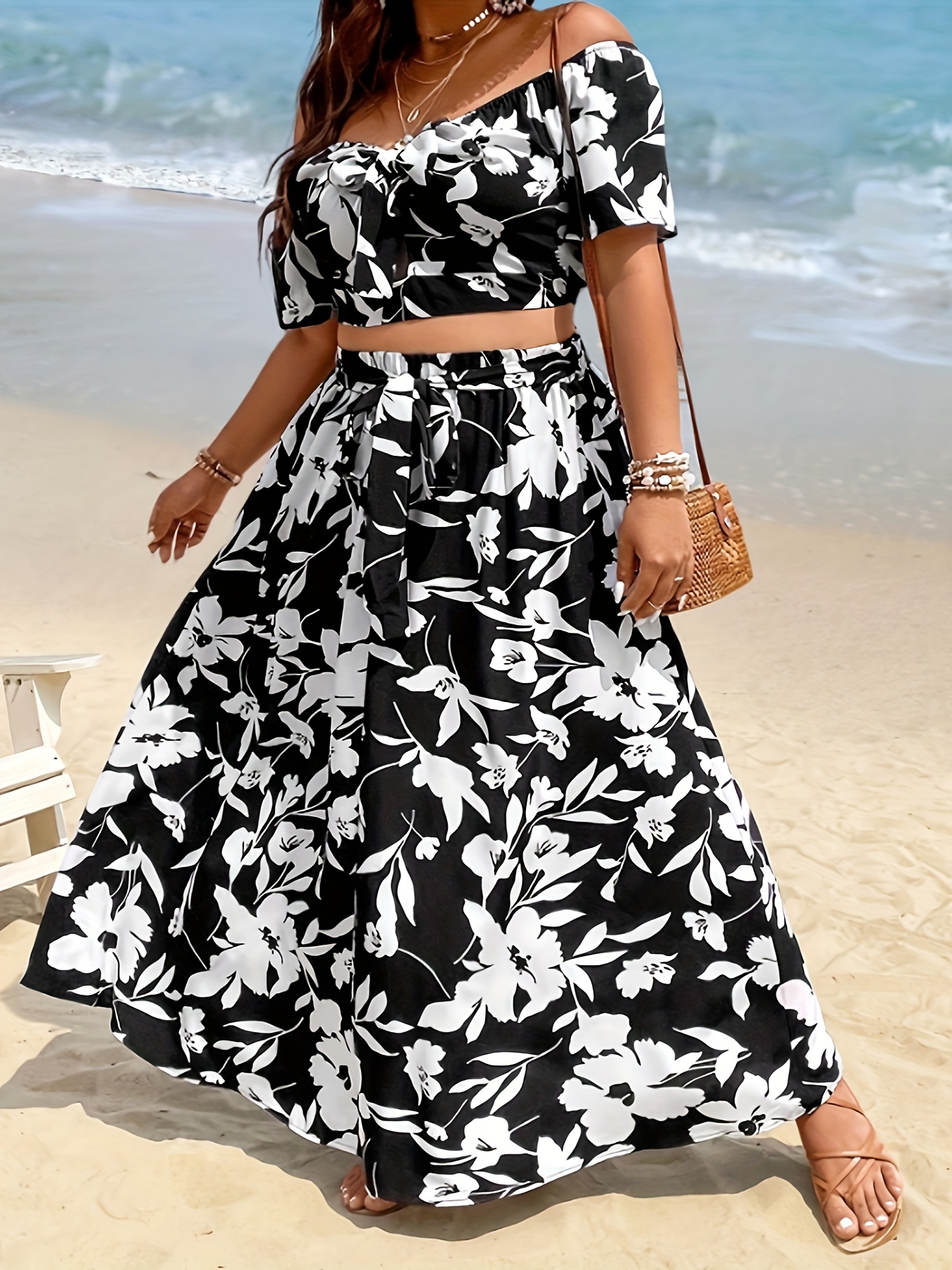 High waisted skirt on sale outfits plus size