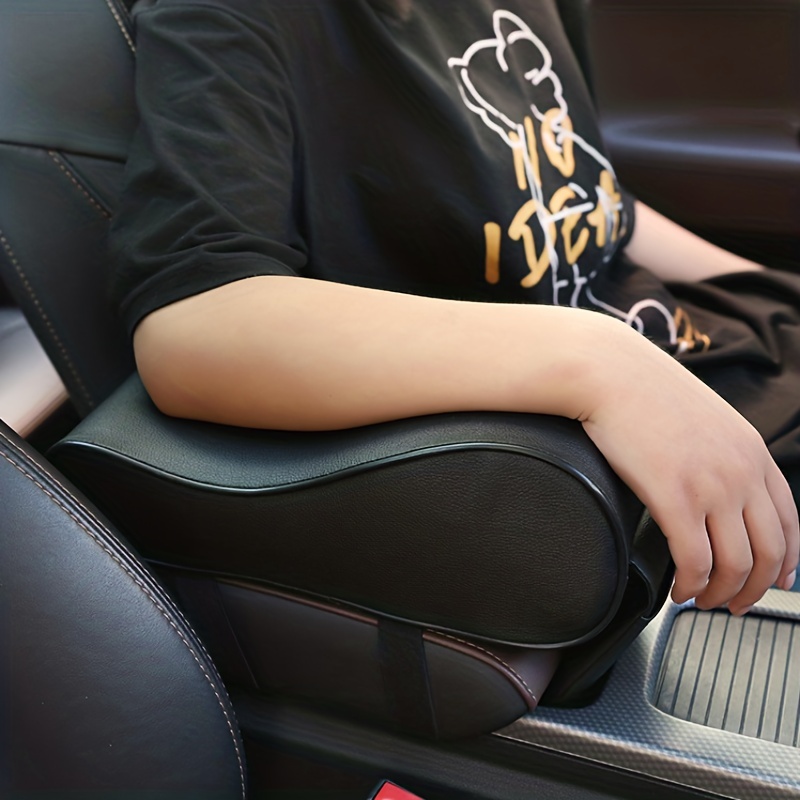 Universal PU Leather Car Armrest Protection Mat Cushion