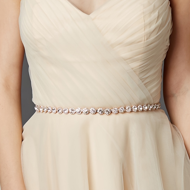 Bridal sash belt, Wedding dress sash, Rhinestone sash, Bridal
