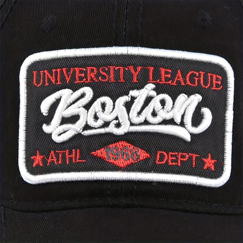 Boston Baseball Applique Embroidery Font