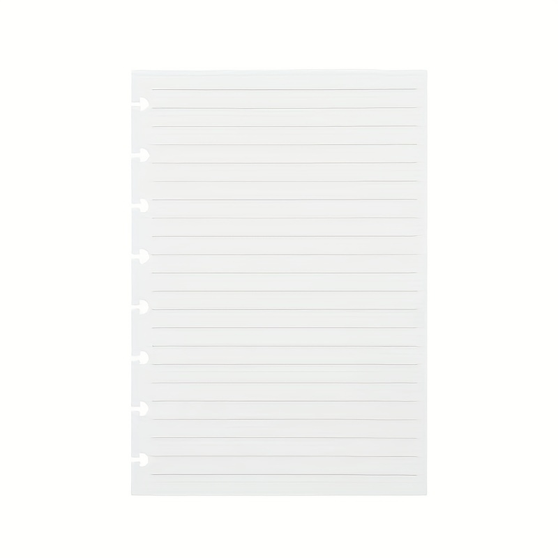 60 Pages Mushroom 8-Hole A5 Refill Paper for Disc Bound Planner