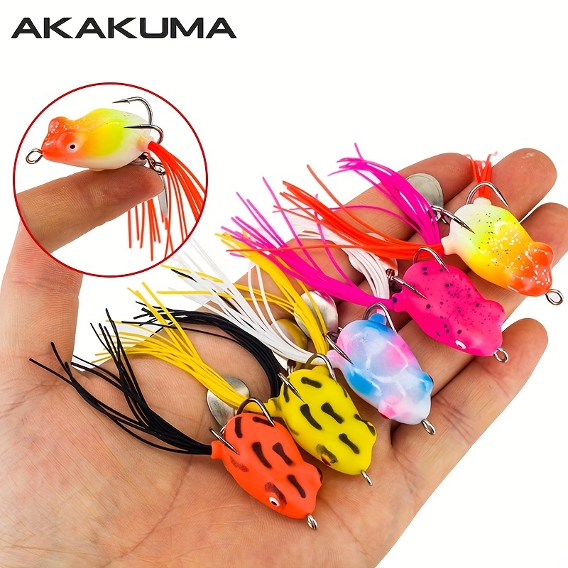 Mini Soft Plastic Frog Lures 3d Eyes Sequins Topwater Action - Temu Canada