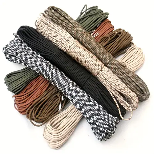 Psker 750 Paracord 100ft Nylon Rope With 12 Strand Core And
