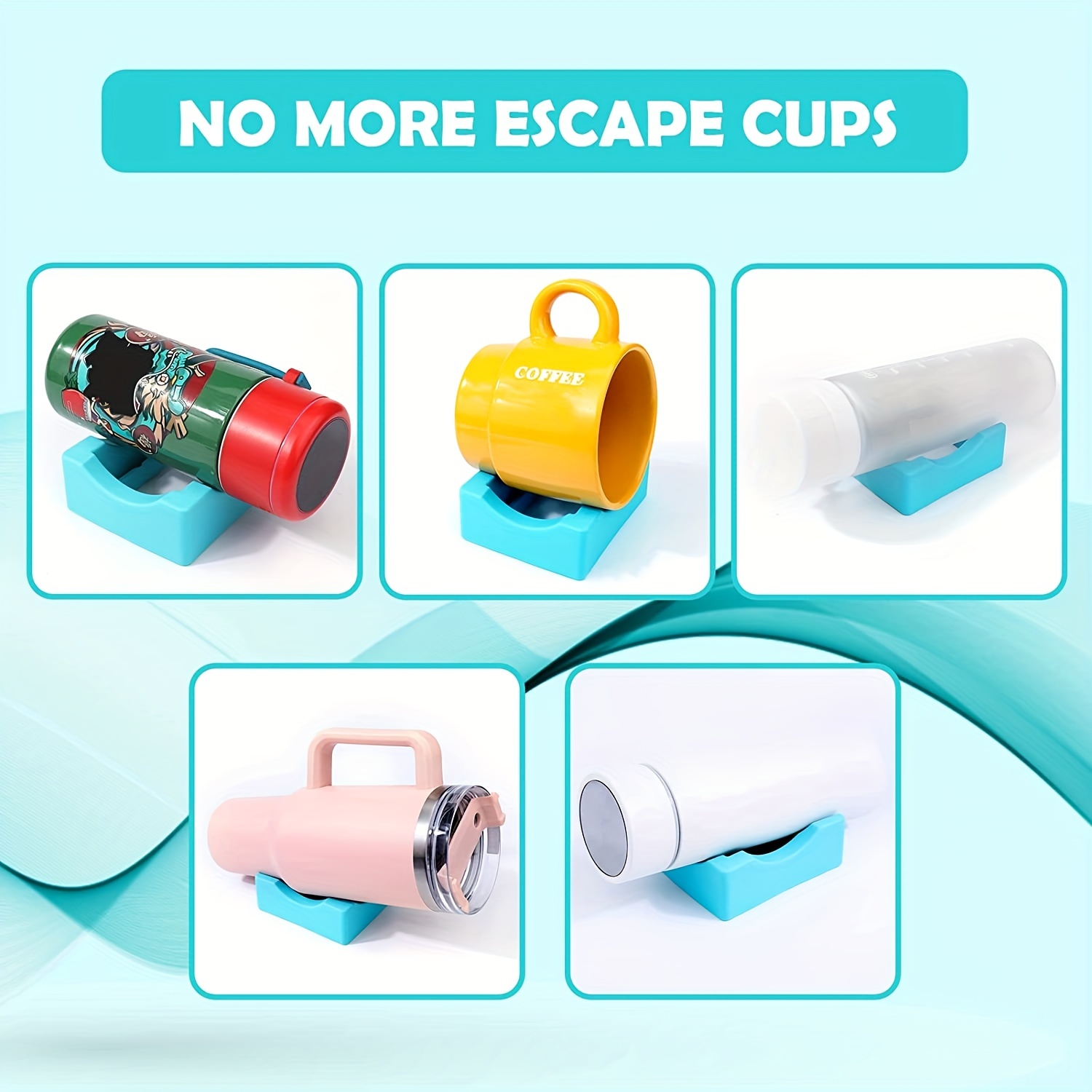 Silicone Cup Cradle For Tumblers With Built in Slot Cup - Temu