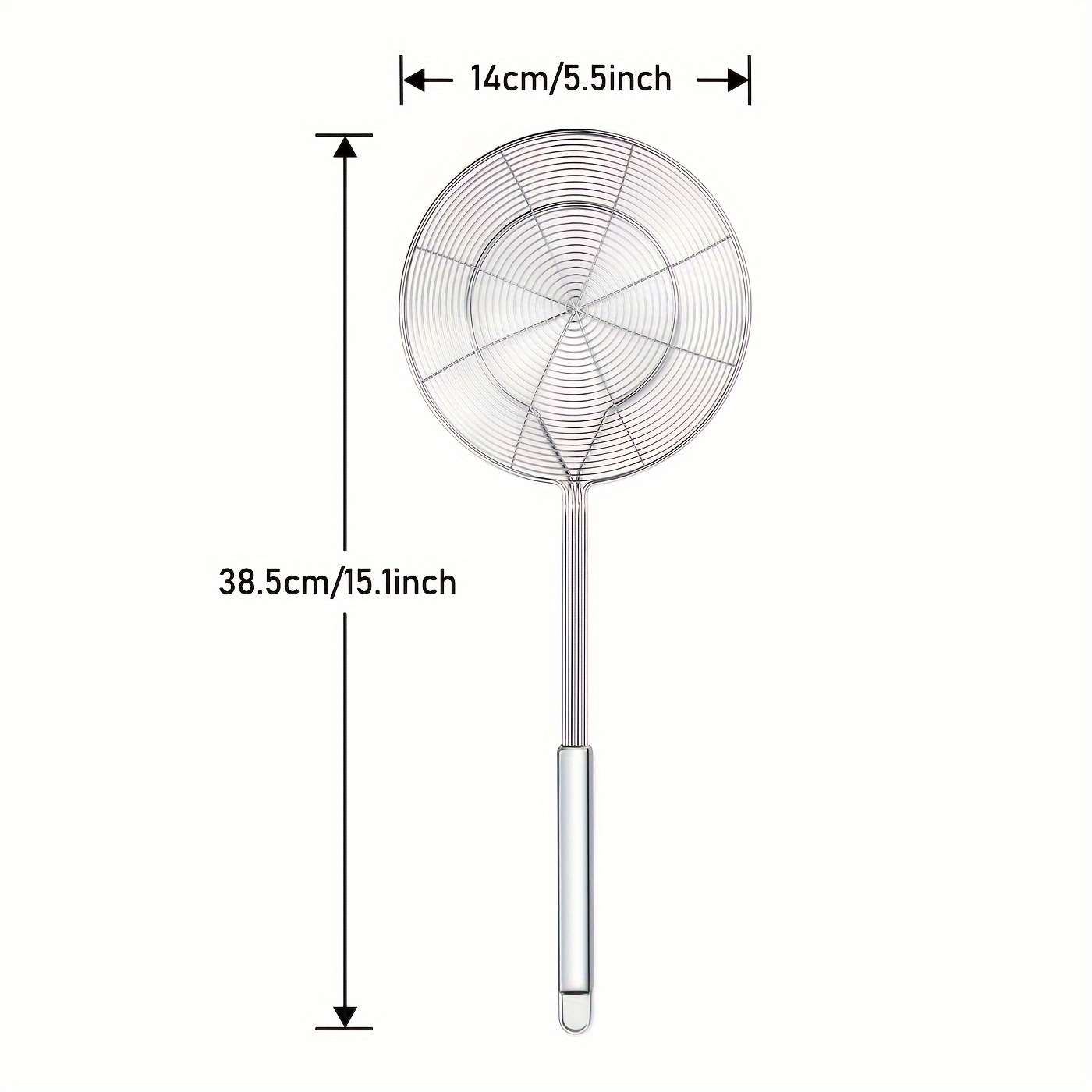 Strainer Spoon Solid Stainless Steel Spider Strainer Skimmer - Temu