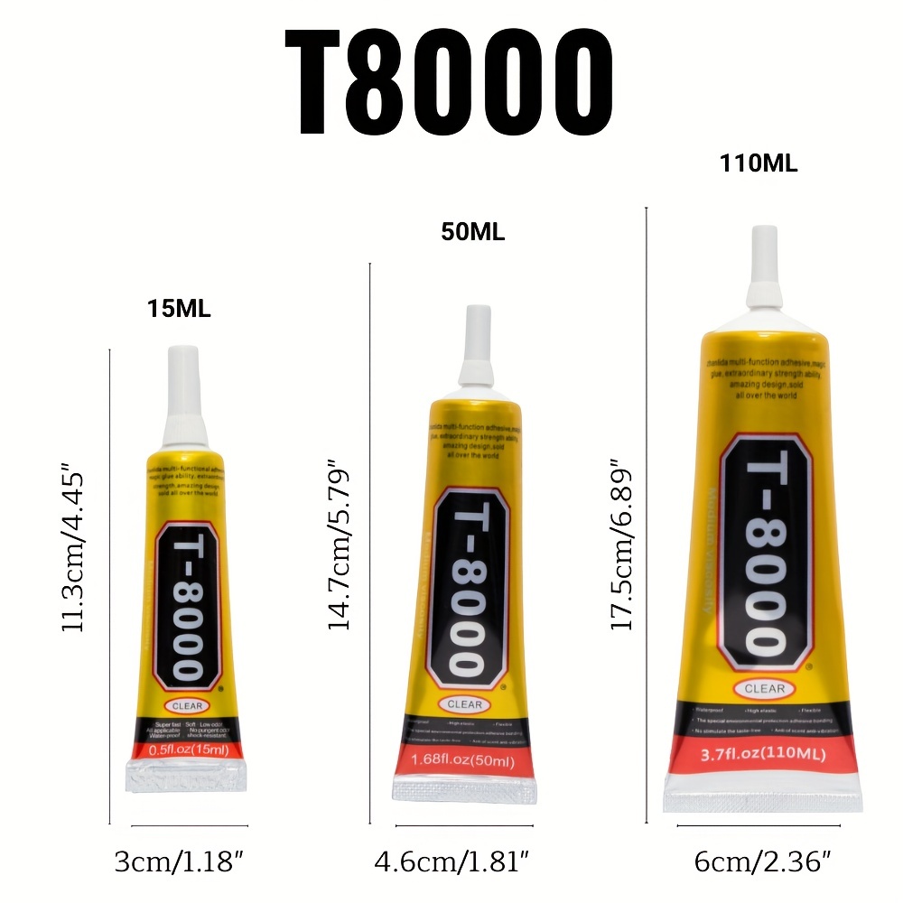 Transparent Adhesive Clear Liquid Glue T7000/T8000/ E8000/B7000