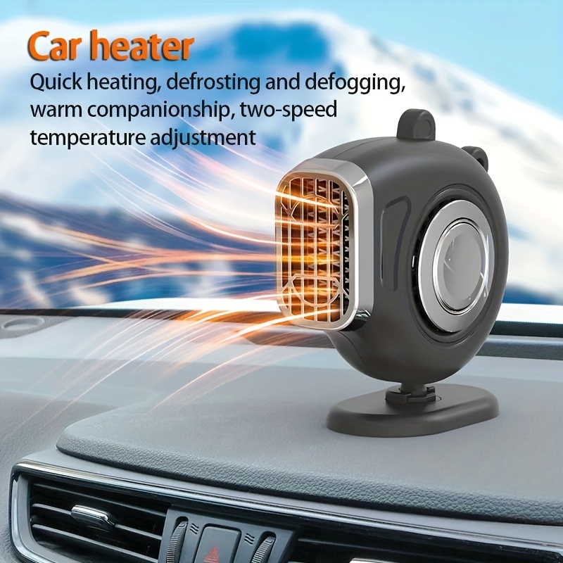 Car Defogger, Car Defroster, Car Heater, Windshield Defroster That Plugs  into Cigarette Lighter, Can Heat Rapidly in 30 Seconds, Defrost and Defog  The Windshield, Suitable for General Types of Cars : 