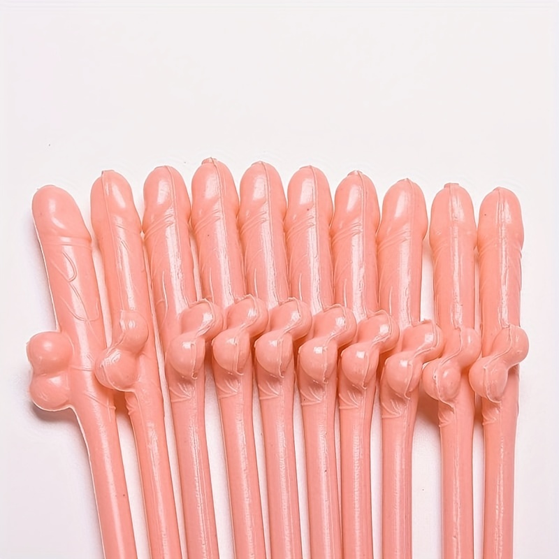 NEON PINK WILLY STRAWS PACK OF 15 NOVELTY DRINKING STRAWS HEN PARTY  ACCESSORIES