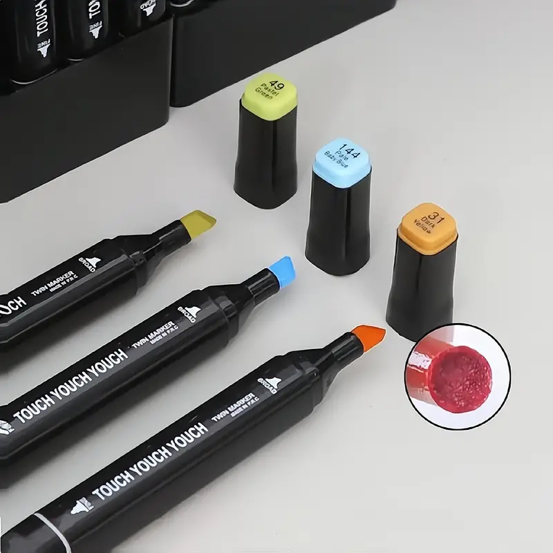 Graphic Marker Pens, Fine Permanent Markers, 40/80 Colors Alcohol