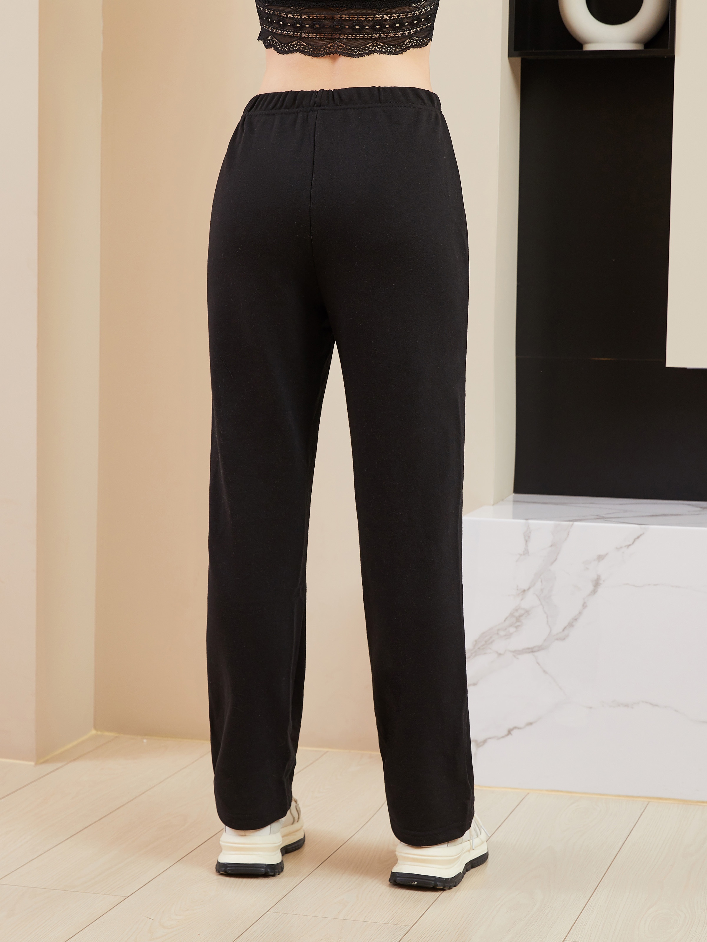 Wide Legs Pants for Women High Waisted Straight Pants Elegant Slim Long  Trousers