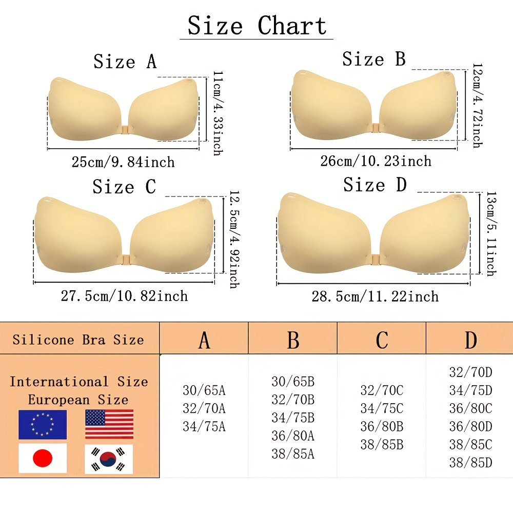 Invisible Silicone Nipple Bra Push Lift Adhesive Bra Pasties - Temu