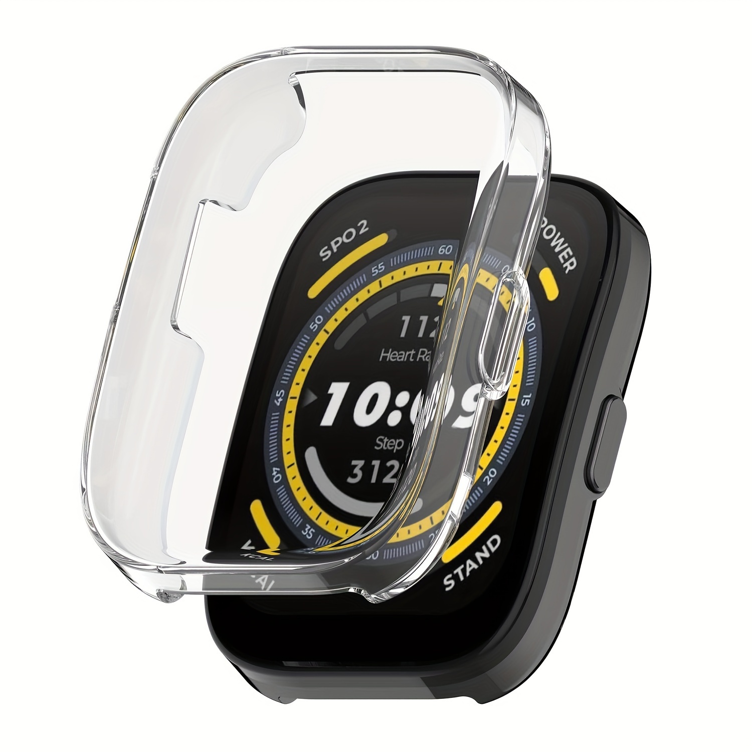 Case Amazfit Bip 5 Smartwatch Soft Tpu Plated Bumper Full - Temu