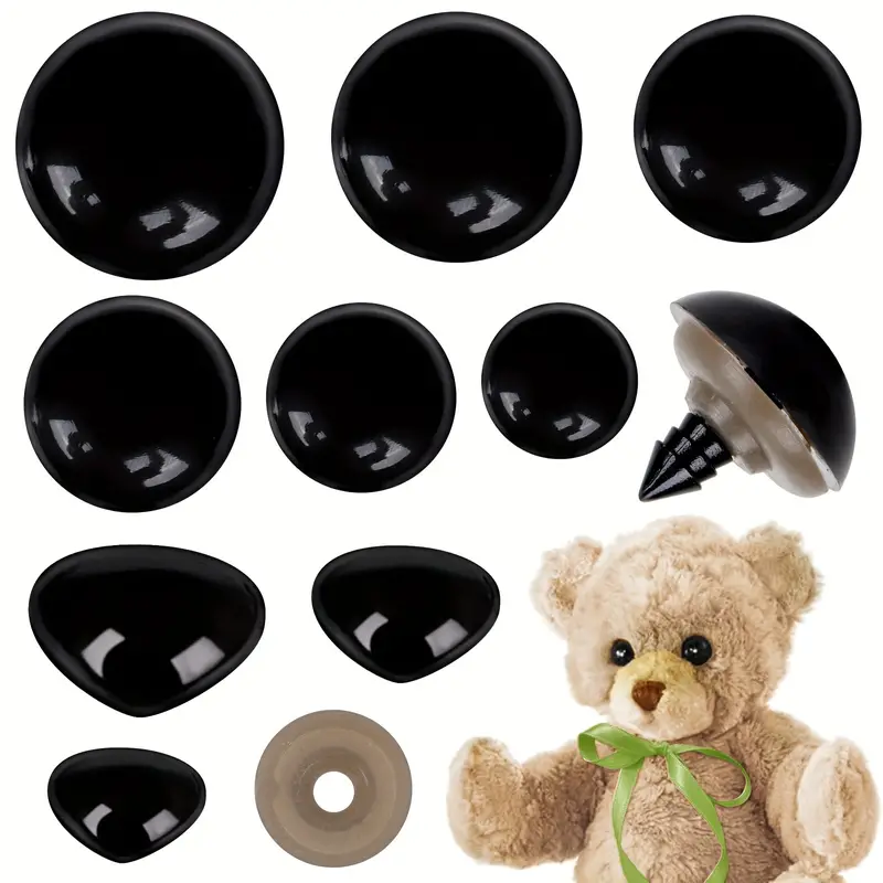 Black Safety Eyes Plastic Amigurumi Toy