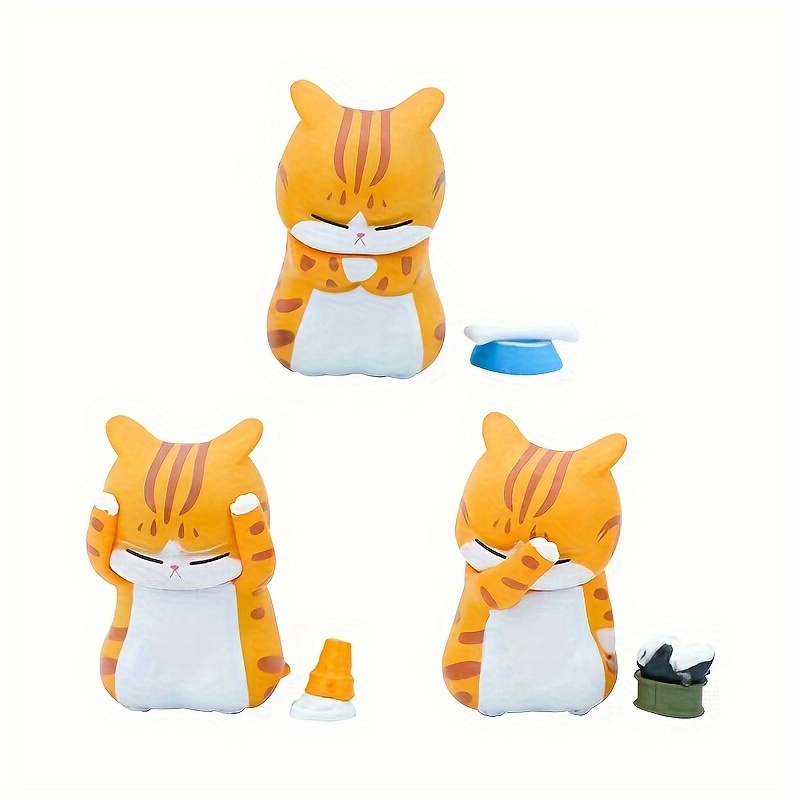 Fantasy Pain Meow Cat Handmade Toy Car Decoration Anime - Temu