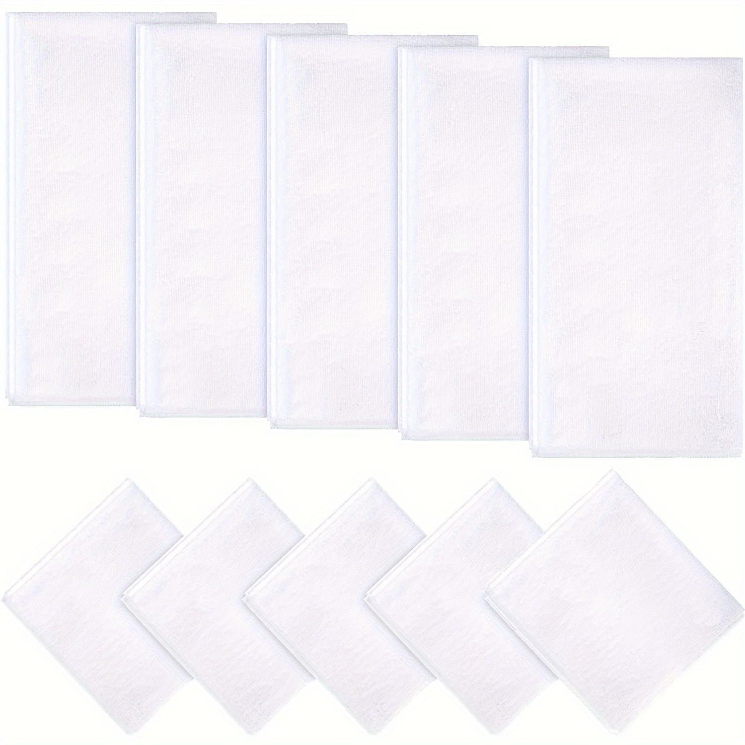 White Sublimation Blank Towels Microfiber Kitchen Towels - Temu