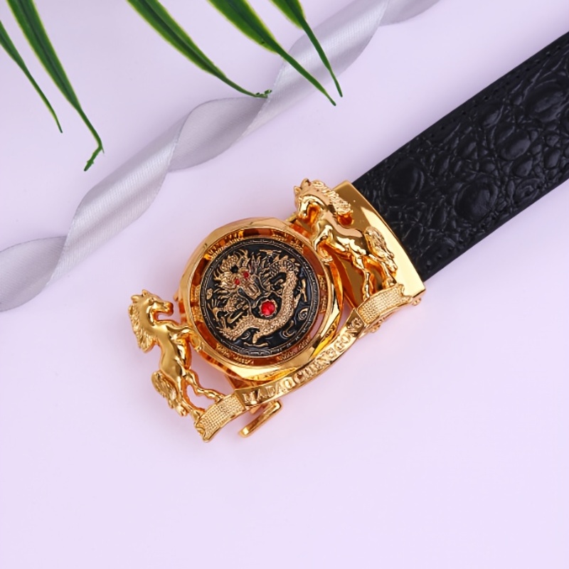 Men's PU Leather Automatic Belt