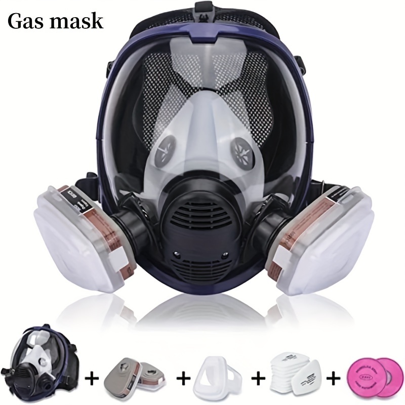 Masque anti-poussière Pleine masque respirateur peinture gaz de