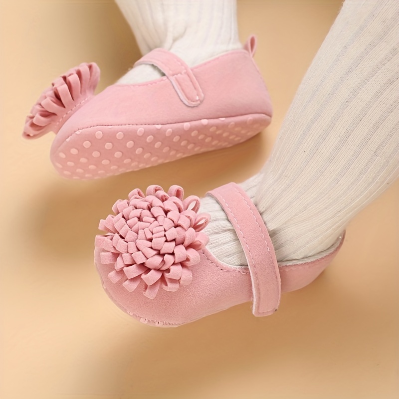 Cute Flower Decor Princess Shoes for Girls, Soft Sole Comfortable First Walking Baby Toddler 0-1 Years Spring/Autumn, Shoes, Toddler Dress Shoes, Toddler Slippers, White Shoes, Dress Shoes, Flat Shoes for Toddler, Toddler Special Occasion White Shoes, Shoes Toddler, Toddler Golden Shoes, First Steps, Stylish Footwear, Floral Embroidery Shoes, Handcrafted Toddler Footwear, Breathable Fabric Shoes, Toddler Slipon Shoes, Baby Shower Gift, Firsttime Parents