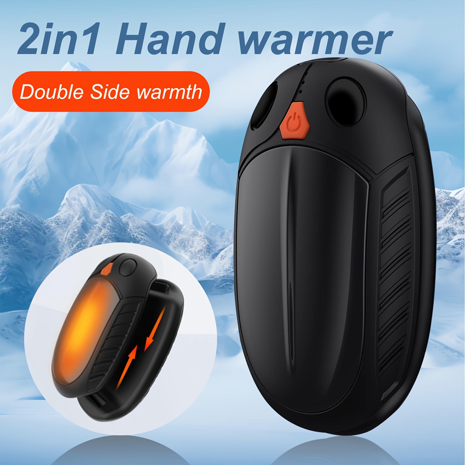  Hand Warmers Rechargeable 7800mAh Electric Hand Warmer Reusable  for 12 Hours Heating USB Portable Pocket Heater Handwarmers for Outdoor  Camping Hunting Golfing Winter Gifts for Men and Women : Sports 