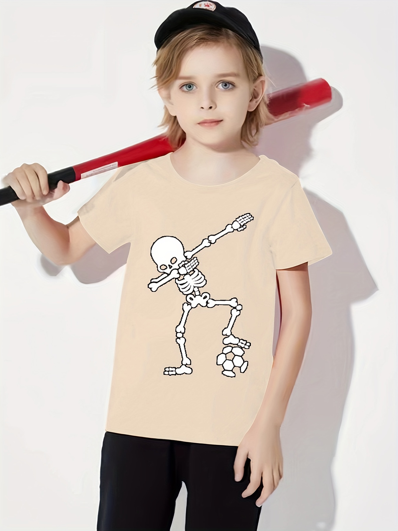 Skeleton With Baseball Bat T-shirt