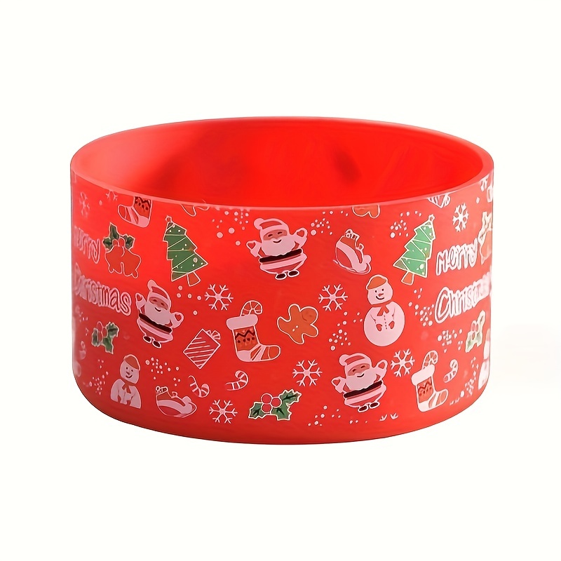 Christmas Theme Silicone Sleeve Boot For Water Cup Silicone - Temu