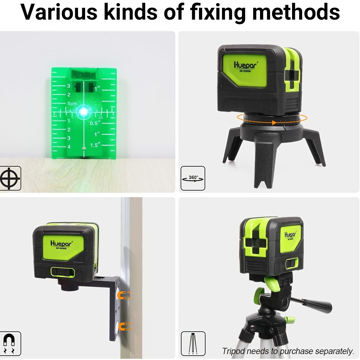 3 Point Self Leveling Green Laser Level