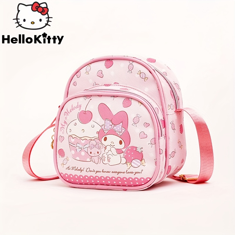 Genki Series Melody Hello Kitty Big-eyed Frog Silicone Coin Purse Cartoon Shoulder Bag Travel Decoration High-value Fashionable Cute Bag