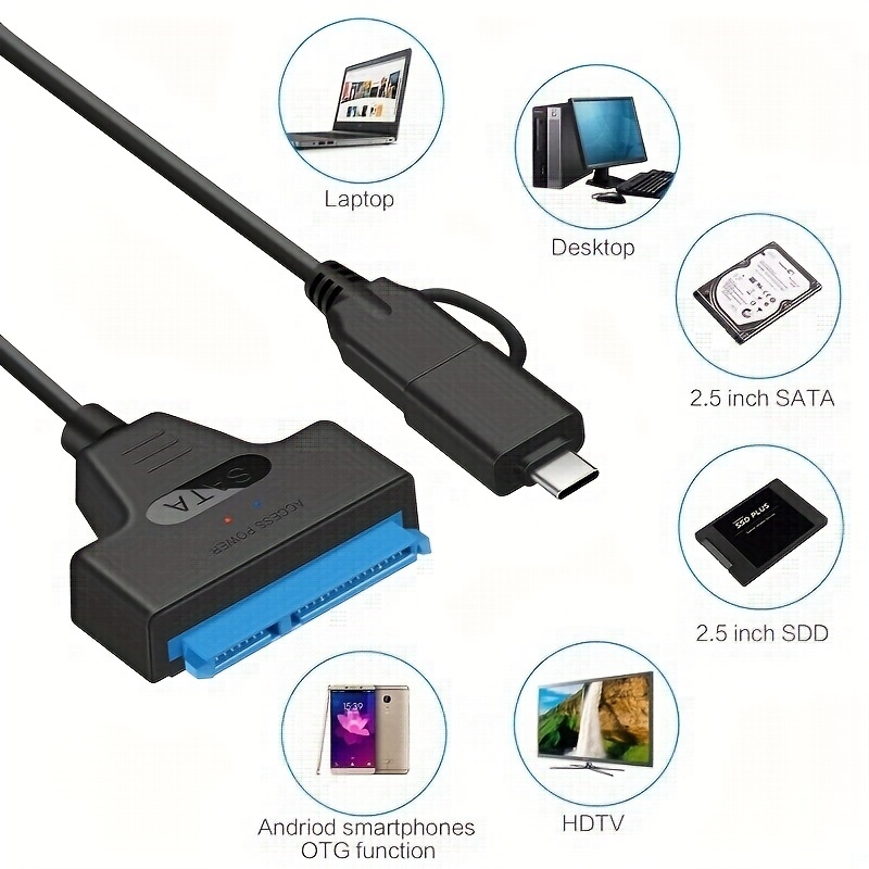 Adaptateur Sata vers USB Usb 3.0 vers Sata 3 Convertisseur de