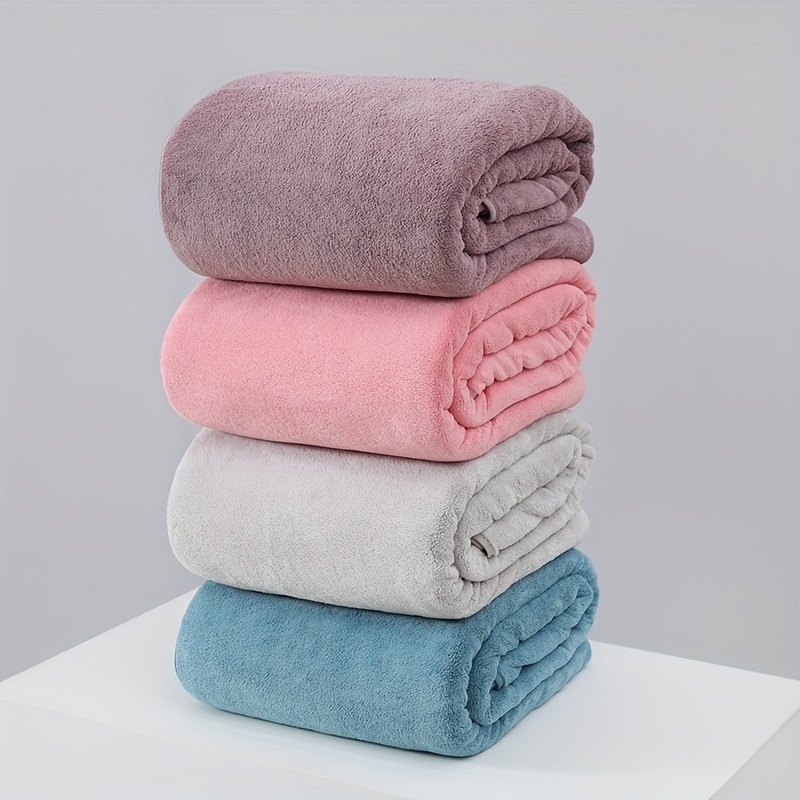 Super Absorbent Cotton Bath Towel Soft And Comfortable For - Temu
