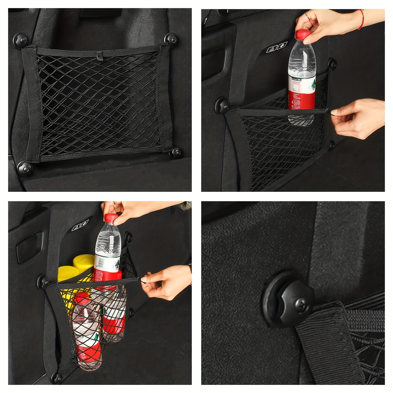 Universal Car Auto Trunk Organizer Rear Seat Storage Bag Holder Mesh Net  Pocket