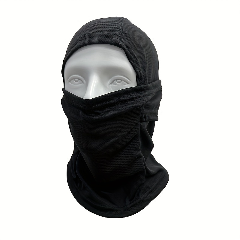 Camouflage Balaclava Outdoor Fishing Hunting Hood Face Mask Cover Khaki Black CP Color,Temu
