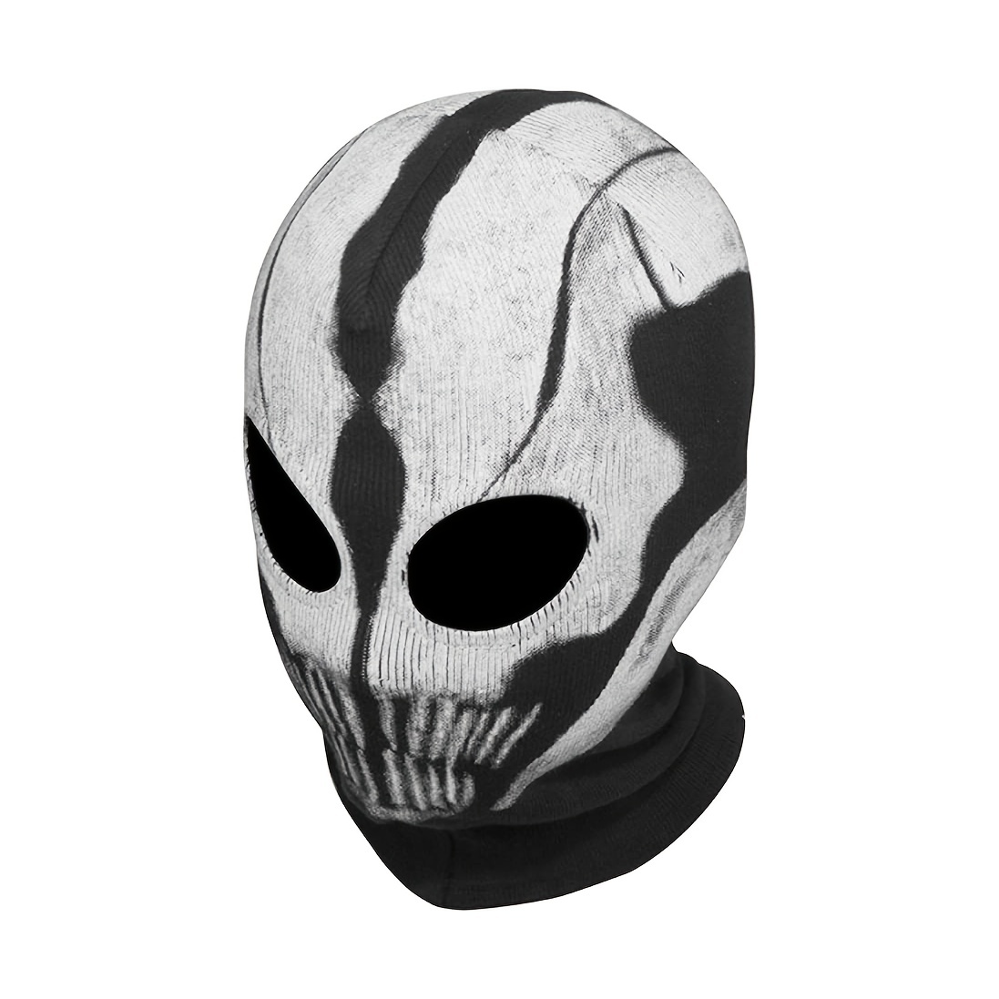 1pc Fabric Ghost Mask Balaclava Skull Hood White