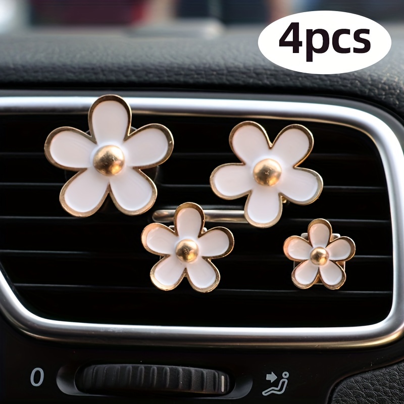 Flower Aromatherapy Flake Clip Car Air Vent Ornament - Temu