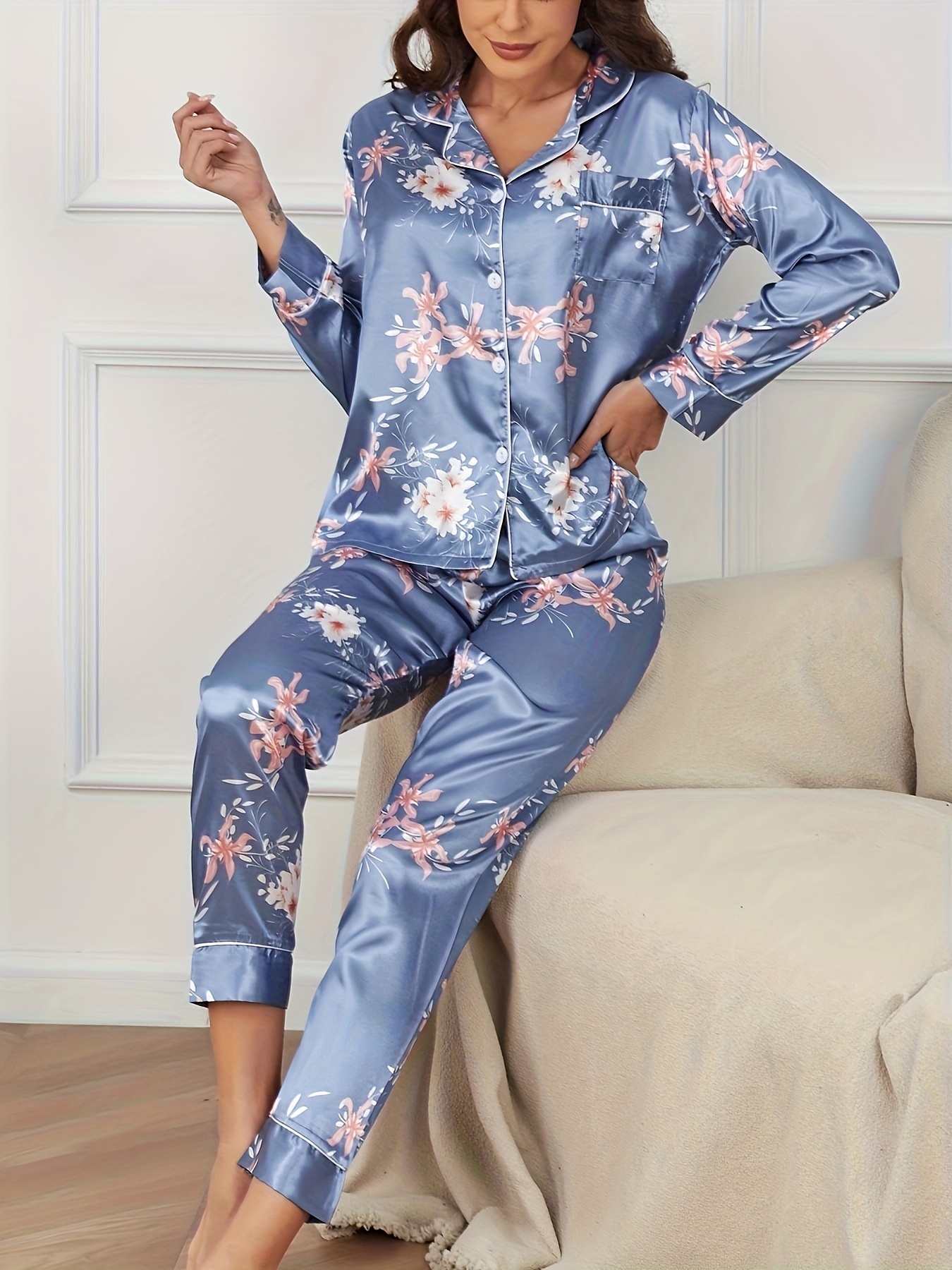 Sleepwear Silk - Temu